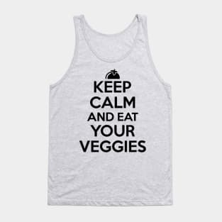 Keep calm and eat your veggies Tank Top